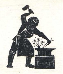 blacksmith silhouette greece